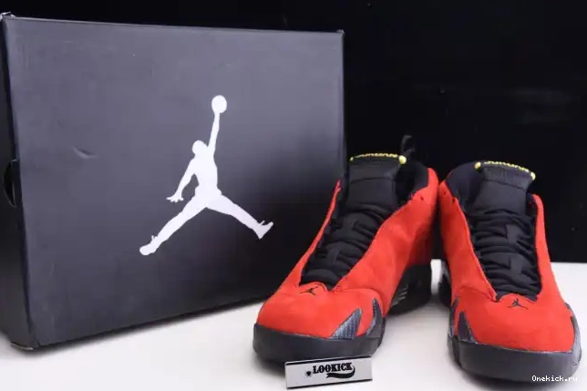 One Kick Challenge Retro 14 654459-670 Red Jordan Air 0704